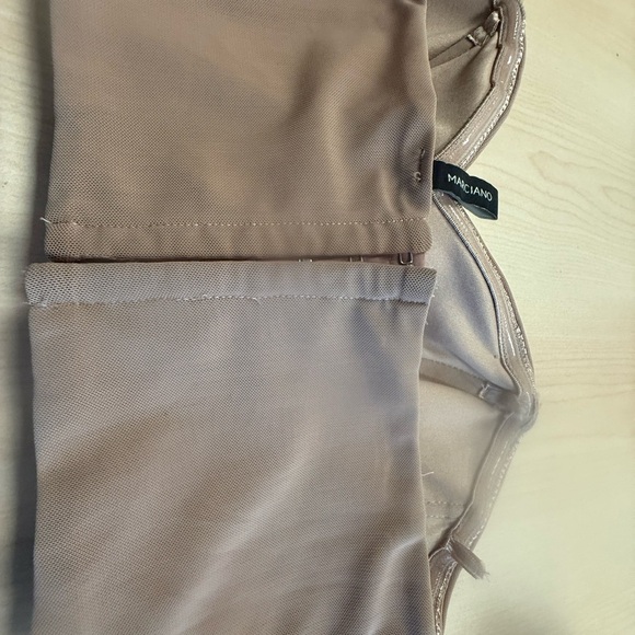 Marciano XS jewelled corset/bra top very very good condition Shimmering Gold - Picture 7 of 13